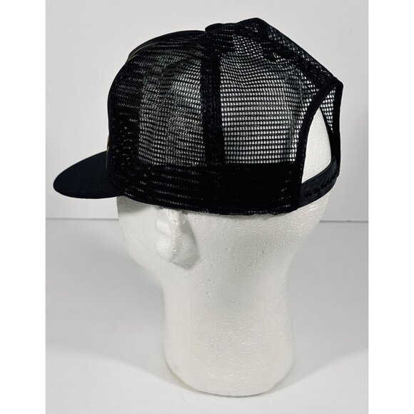 911 MSQ Logistics Group Black Trucker Hat With Eagle Logo & Mesh Back Adjustable - Picture 6 of 13